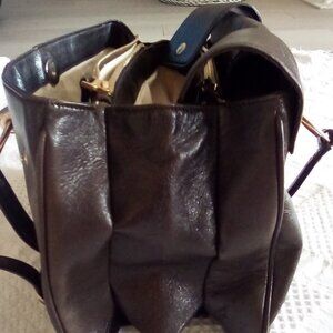 Marni Authentic Supple Leather concertina/accordion construction Handbag